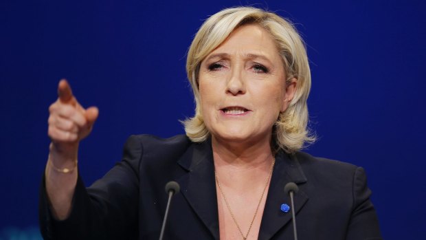 One fake news post invented a Figaro poll showing Marine Le Pen had 'won' a TV debate.