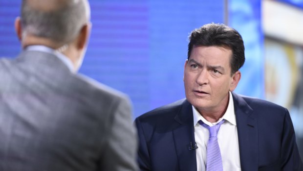 HIV positive: Charlie Sheen gave a candid interview with <i>Today</i> host Matt Lauer.