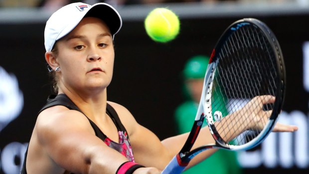 Ashleigh Barty is much more relaxed this time around than she was last time.