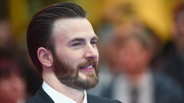 Chris Evans arrives for the UK film premiere of "Captain America: Civil War".