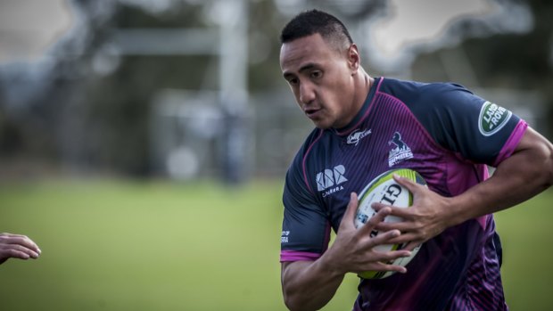 Brumbies winger Lausii Taliauli will start his first Super Rugby game in 11 months on Friday.