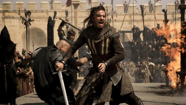 Michael Fassbender's character Cal Lynch rebels against the world in a violent way.
