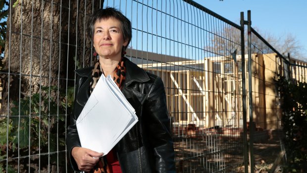 Town planner Jane Goffman has gone from private adviser to public advocate becoming the driving force behind the Dickson Residents Group.  Photo: Jeffrey Chan.