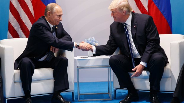 Trump got to experience Putin looking him in the eyes and lying, denying Russian interference in the election.