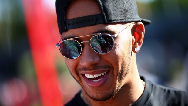 On Pole: Lewis Hamilton.
