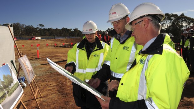 Construction of a new secure mental health unit in Canberra began on Monday.