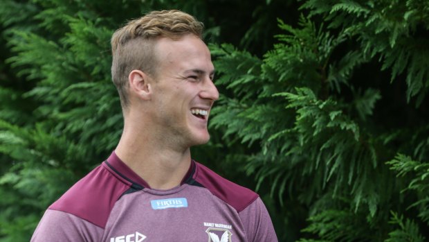 Increased responsibility: Manly halfback Daly Cherry-Evans.