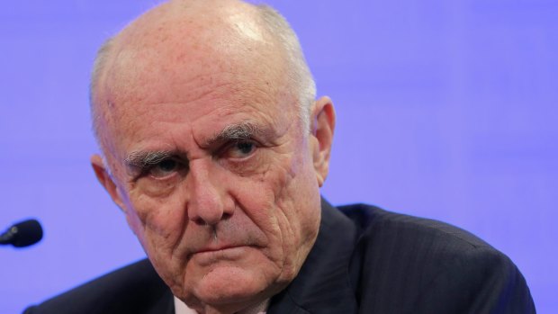 Professor Allan Fels, Chair of the National Mental Health Commission, at the National Press Club on Tuesday.