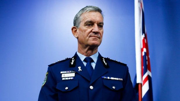 Police Commissioner Andrew Scipione at his retirement announcement on Thursday