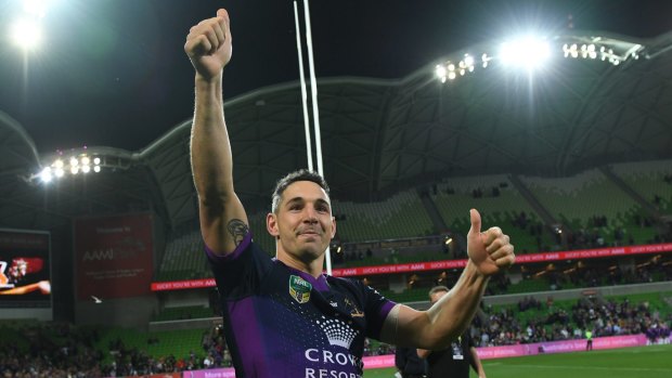 On notice: Billy Slater has a warning for his team.