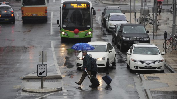 Rain is forecast for Canberra.