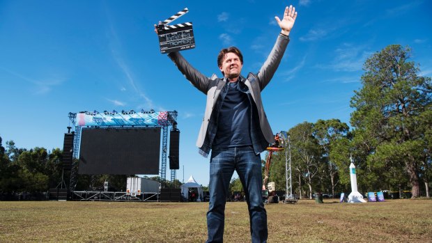 Trop Fest 2017. Photograph shows John Polsen, Australian director and founder of Tropfest, pictured at Parramatta Park where it has been move to from Centennial Park. Photographed Thursday 9th February 2017. Photograph by James Brickwood. SMH NEWS 170209