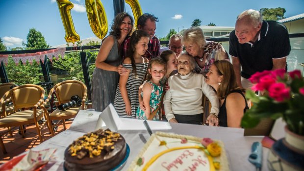 Phyllis Coble celebrated her 100th birthday with her family and friends at Uniting Mirinjani Weston. 