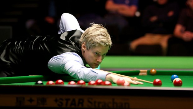 Tough times: Neil Robertson has revealed his partner has been suffering from depression.