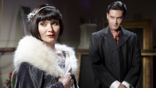 Essie Davis as Miss Phryne Fisher in hit ABC series, Miss Fisher's Murder Mysteries.