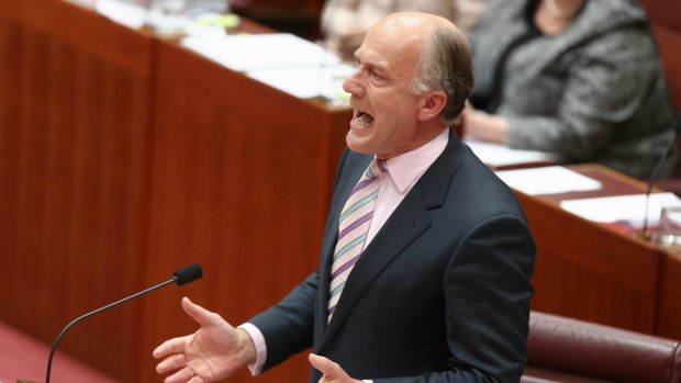 Leader of the government in the Senate, senator Eric Abetz.