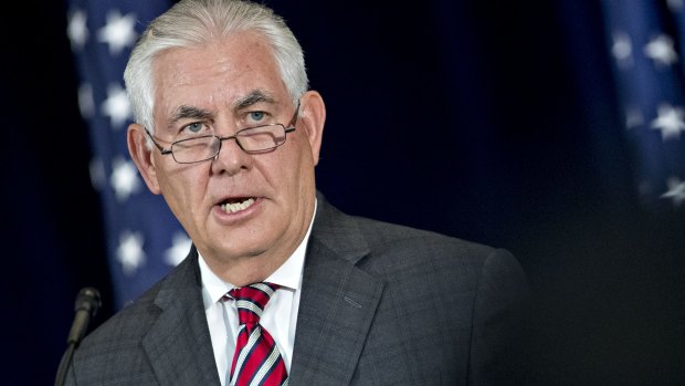 The US 'will never accept a nuclear-armed North Korea': Rex Tillerson, US secretary of State.