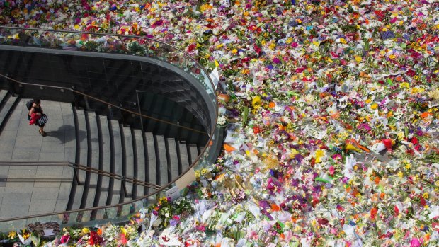 Martin Place: As the sea of flowers bloomed a city stood together.