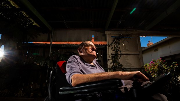 Disability advocate Frank Hall-Bentick often left waiting for the taxi that just won't come.