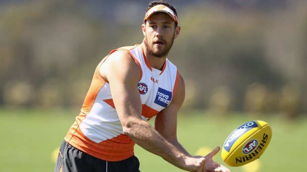 Giants ruckman Shane Mumford will be a threat to the Swans.
