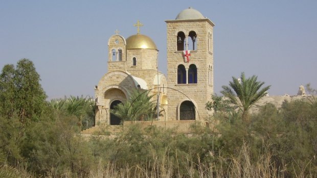 Seven churches were built on the west bank of the River Jordan at Qasr al-Yahud to mark where John the Baptist is said to have lowered Jesus into the water and performed Christianity's first baptism.