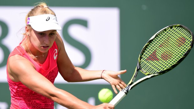 First Fed Cup win: Daria Gavrilova comfortably won her singles match against Serbia's Ivana Jorovic 6-2, 6-2.