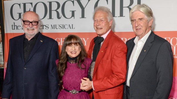 The Seekers: Athol Guy, Judith Durham, Keith Potger, Bruce Woodley. Georgy Girl The Musical  is based on their story.
