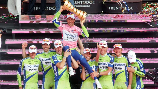 Two-time Giro d'Italia winner Ivan Basso has received the all-clear to ride again.
