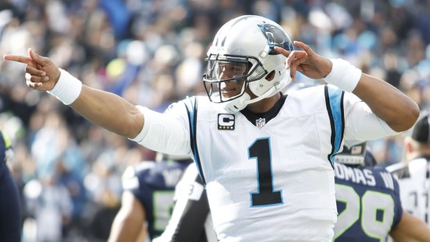 Main man: No athlete in the NFL is having more fun than Cam Newton this year. 