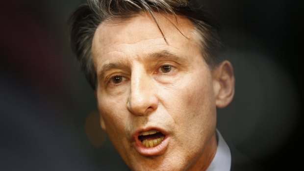 Firm: IAAF president Sebastian Coe has led the charge against Russia's doping violations.