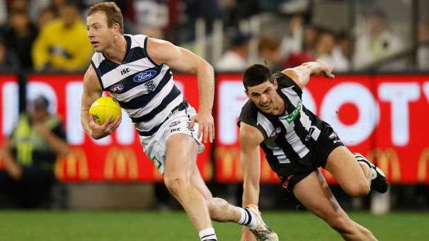 Geelong veteran Steve Johnson will have a lot to think about.