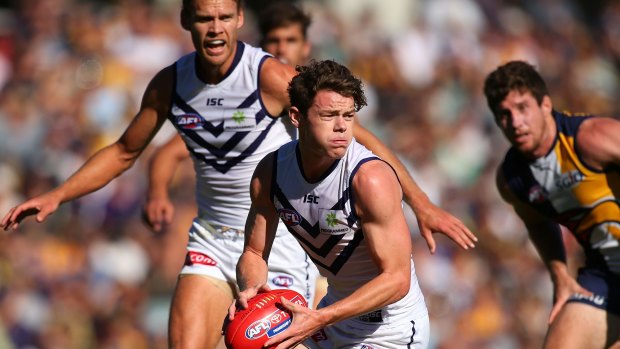 Lachie Neale was best afield in the last Western Derby, which Fremantle won by 30 points.