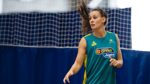 Steph Talbot will line up for the Canberra Capitals in Queensland this weekend after returning from a Rio Olympic test event. 