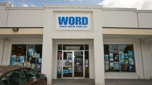 Word Christian bookshop in Sunshine.