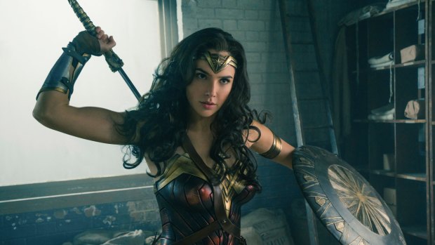 Gal Gadot as Wonder Woman: the movie has smashed box-office records.