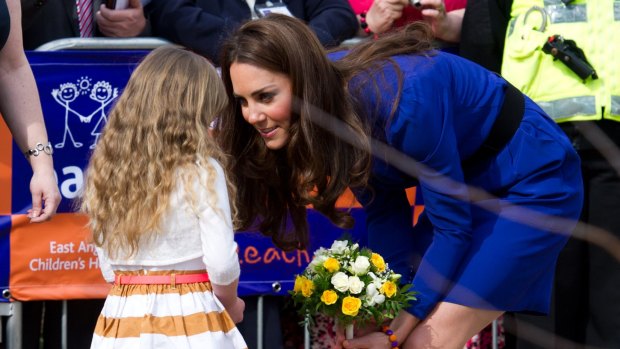 The duchess in a Reiss dress from 2008 that she wore to several events.