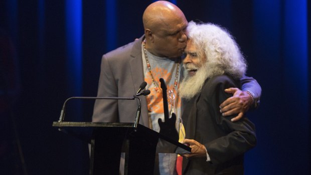 Jack Charles' induction of Archie Roach was funny, pithy and passionate.