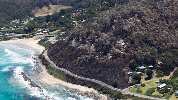 Wye River, savaged by bushfires last year, is suffering again with more landslides on the way.