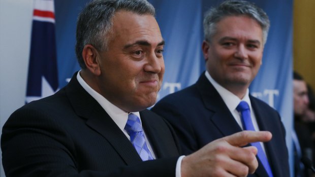 "I knew Treasurer Joe Hockey would come through with the goods for us battlers, tradies, and small business owners."