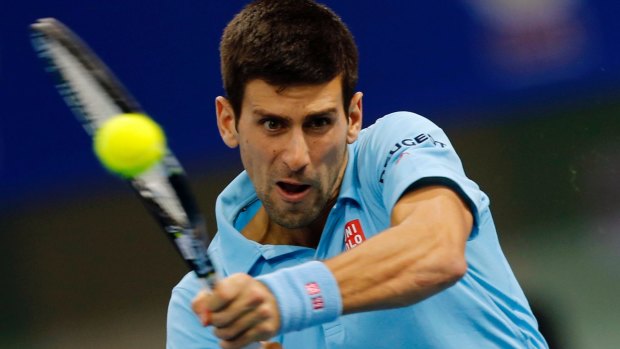Novak Djokovic demolished Gael Monfils 6-0 in the International Premier Tennis League.