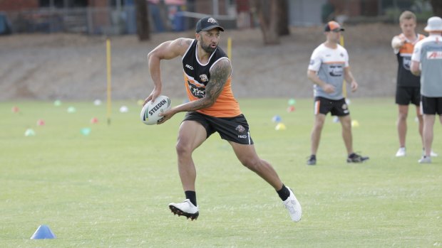 Persistent: Benji Marshall said he had approached the club three times before finally getting a move back to the Tigers.