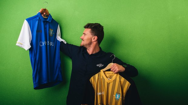 Mick Spencer, founder of Canberra sportswear company ONTHEGO, who have just secured the contract to kit out English team Sheffield Wednesday.