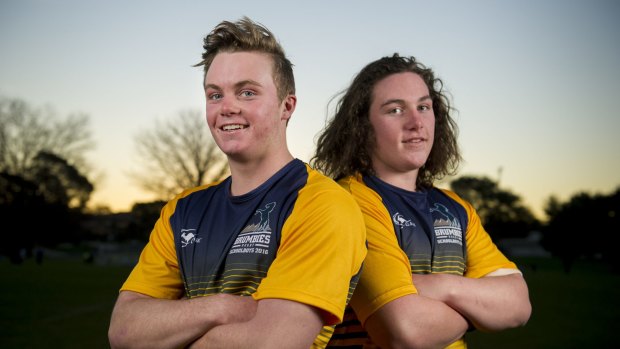 Ryan Lonergan and brother Lachlan were part of a five-strong Canberra contingent picked in the Australian schoolboys team.