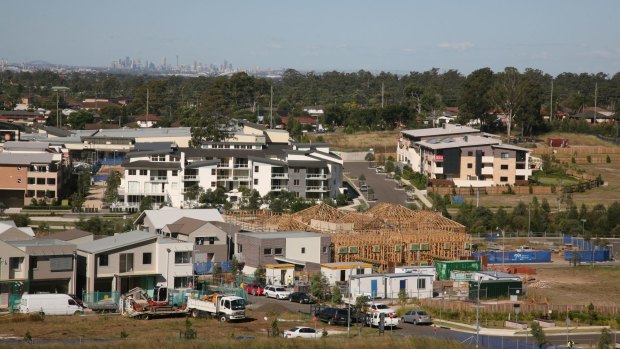 Hot zone: Over the next 15 years, 180,000 homes will be built in western Sydney.