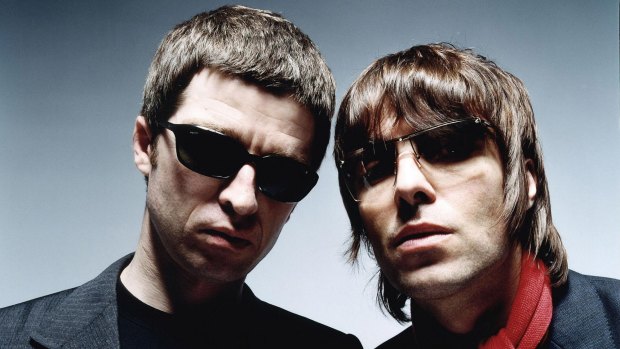 Noel Gallagher and brother Liam Gallagher in their Oasis days.