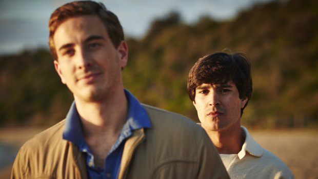 Ryan Corr (left) with Craig Stott in <i>Holding The Man</i>.