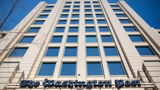 One Franklin Square Building in Washington, which houses <i>The Washington Post</i>.