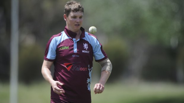 Still going strong: Wests bowler Ben Oakley in action this season.
