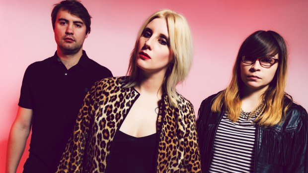 White Lung: Kenneth William, Mish Barber-Way and Anne-Marie Vassiliou.