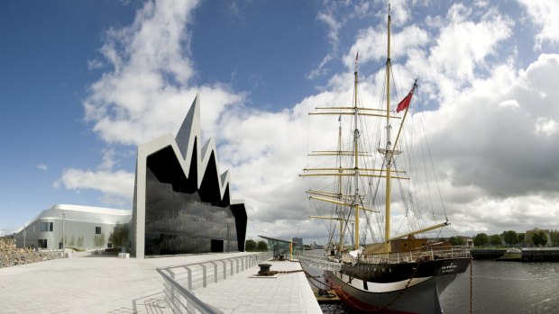 The Zaha Hadid-designed Riverside Museum in Glasgow.